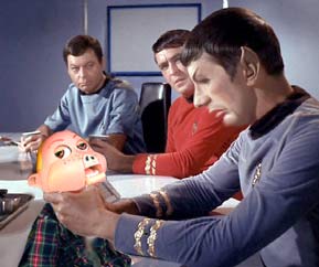 Spock chocks Billy